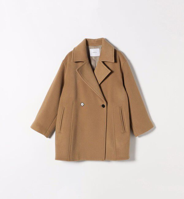 SHIPS any「《一部追加予約》【WEB限定】PURE WOOL コクーン テーラード ショート コート 26AW」|その他|