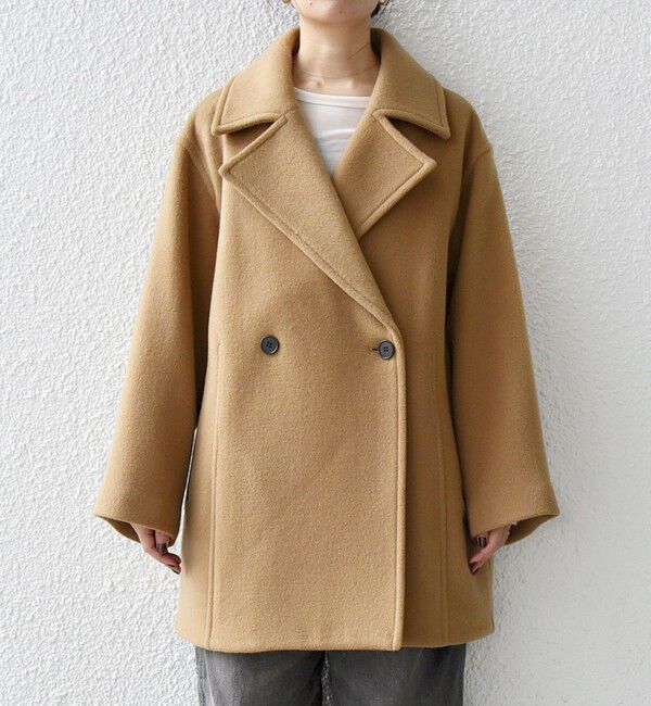 SHIPS any「《一部追加予約》【WEB限定】PURE WOOL コクーン テーラード ショート コート 26AW」|その他|