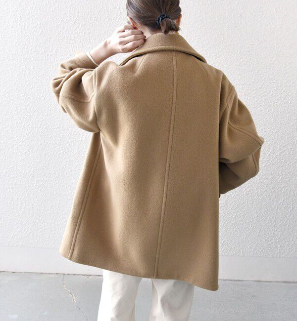 SHIPS any「《一部追加予約》【WEB限定】PURE WOOL コクーン テーラード ショート コート 26AW」|その他|