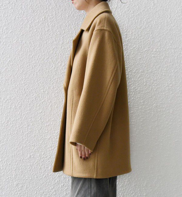 SHIPS any「《一部追加予約》【WEB限定】PURE WOOL コクーン テーラード ショート コート 26AW」|その他|