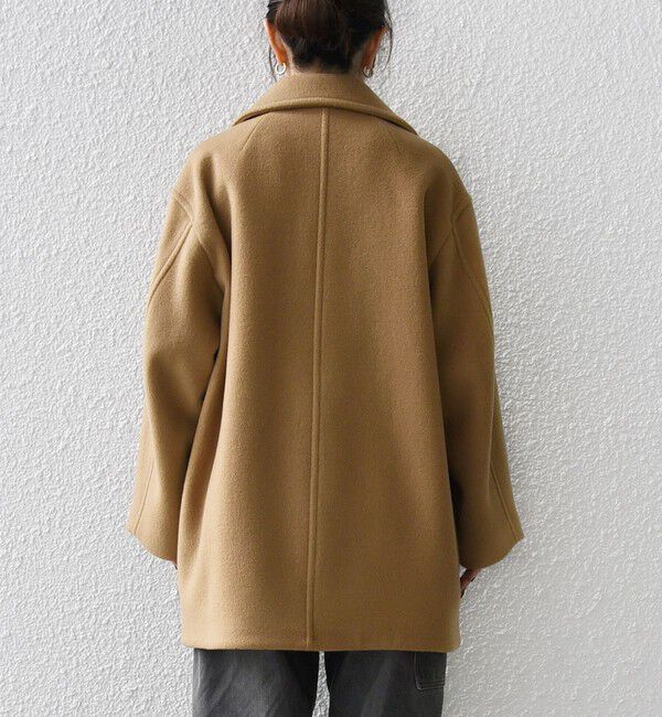 SHIPS any「《一部追加予約》【WEB限定】PURE WOOL コクーン テーラード ショート コート 26AW」|その他|