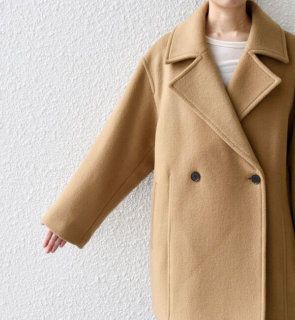 SHIPS any「《一部追加予約》【WEB限定】PURE WOOL コクーン テーラード ショート コート 26AW」|その他|
