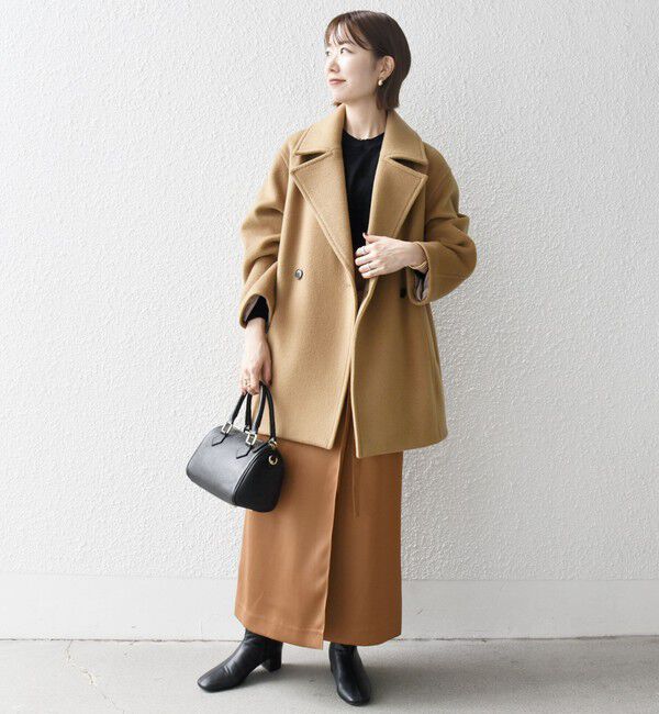 SHIPS any「《一部追加予約》【WEB限定】PURE WOOL コクーン テーラード ショート コート 26AW」|その他|