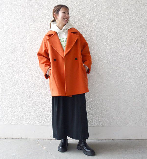 SHIPS any「《一部追加予約》【WEB限定】PURE WOOL コクーン テーラード ショート コート 26AW」|その他|