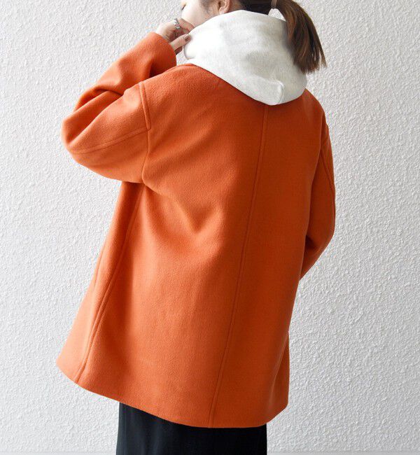 SHIPS any「《一部追加予約》【WEB限定】PURE WOOL コクーン テーラード ショート コート 26AW」|その他|