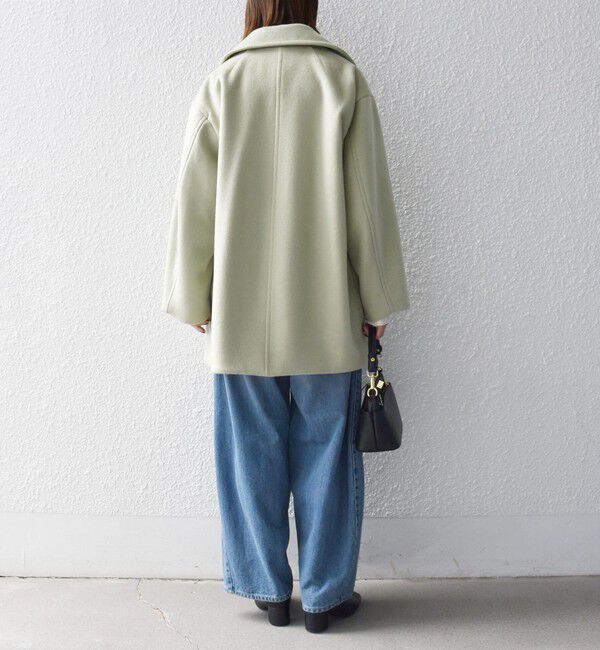 SHIPS any「《一部追加予約》【WEB限定】PURE WOOL コクーン テーラード ショート コート 26AW」|その他|