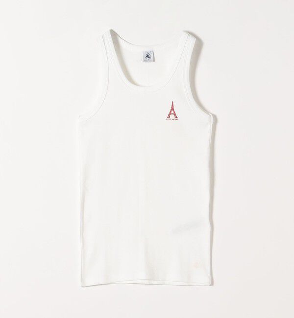 SHIPS any「【SHIPS any別注】PETIT BATEAU: ロゴ プリント タンクトップ 25SS」|タンクトップ|