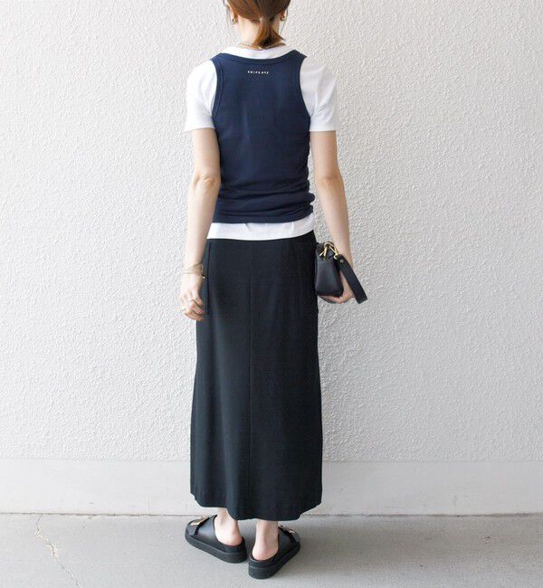 SHIPS any「【SHIPS any別注】PETIT BATEAU: ロゴ プリント タンクトップ 25SS」|タンクトップ|