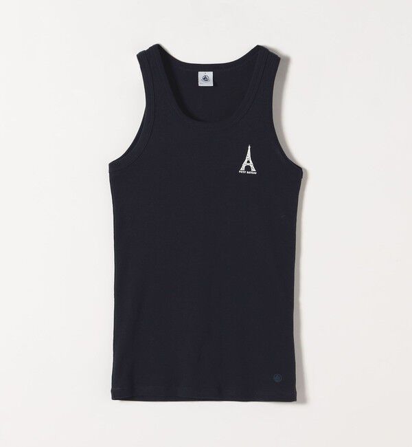 SHIPS any「【SHIPS any別注】PETIT BATEAU: ロゴ プリント タンクトップ 25SS」|タンクトップ|