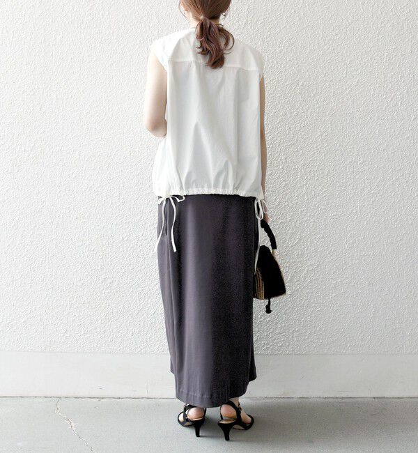 SHIPS any「〈接触冷感/汗染み防止加工/洗濯機可能〉Iライン イージー スカート」|スカート|