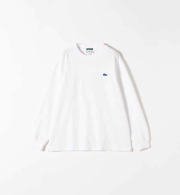 SHIPS any「《一部追加予約》【SHIPS any別注】LACOSTE:〈洗濯機可能〉ピケ クルーネック ロンT 26AW」|Tシャツ・カットソー|