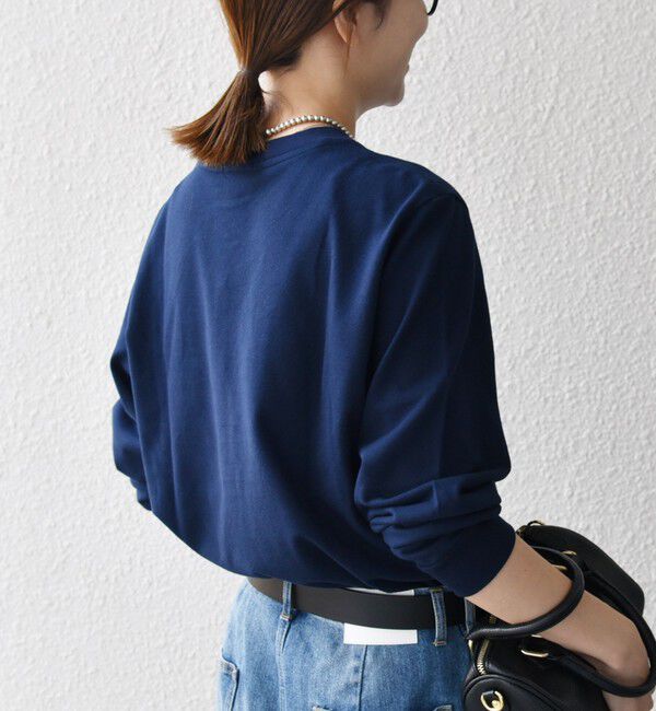 SHIPS any「《一部追加予約》【SHIPS any別注】LACOSTE:〈洗濯機可能〉ピケ クルーネック ロンT 26AW」|Tシャツ・カットソー|