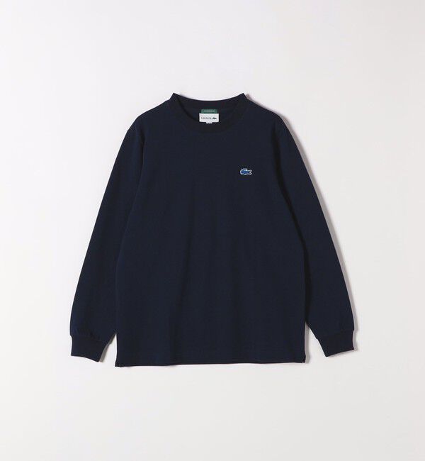 SHIPS any「《一部追加予約》【SHIPS any別注】LACOSTE:〈洗濯機可能〉ピケ クルーネック ロンT 26AW」|Tシャツ・カットソー|