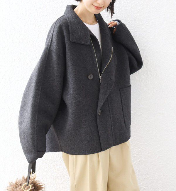 SHIPS for women「【WEB限定】スタンドカラー リバーコート」|その他|