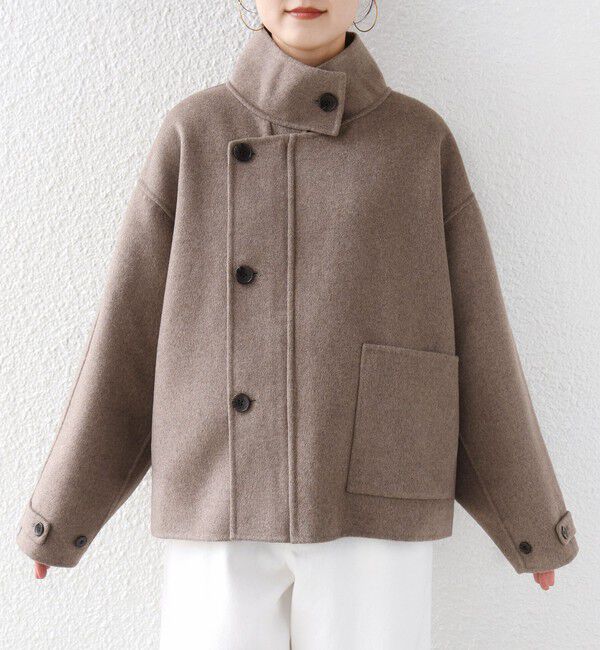 SHIPS for women「【WEB限定】スタンドカラー リバーコート」|その他|