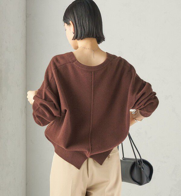 SHIPS for women「〈手洗い可能〉ウール カシミヤ V ネック プルオーバー」|ニット・セーター|