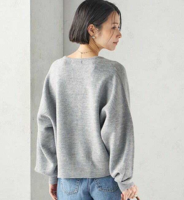 SHIPS for women「《一部追加予約》強縮 ウール パールモチーフ ニット ジャケット」|カーディガン|