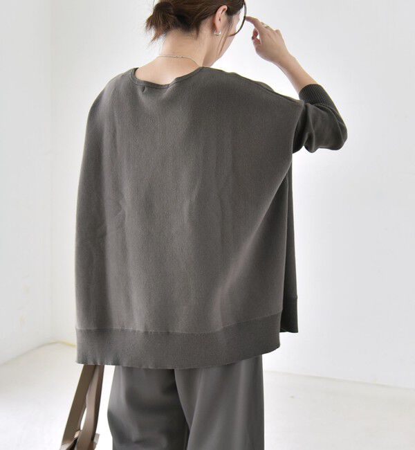 quaranciel「〈洗濯機可能〉ボートネック ワイド ニット プルオーバー 26AW」|ニット・セーター|