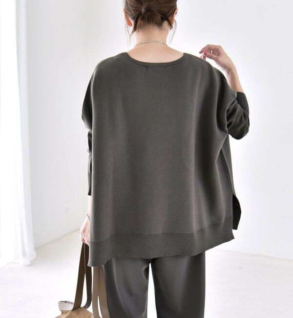 quaranciel「〈洗濯機可能〉ボートネック ワイド ニット プルオーバー 26AW」|ニット・セーター|