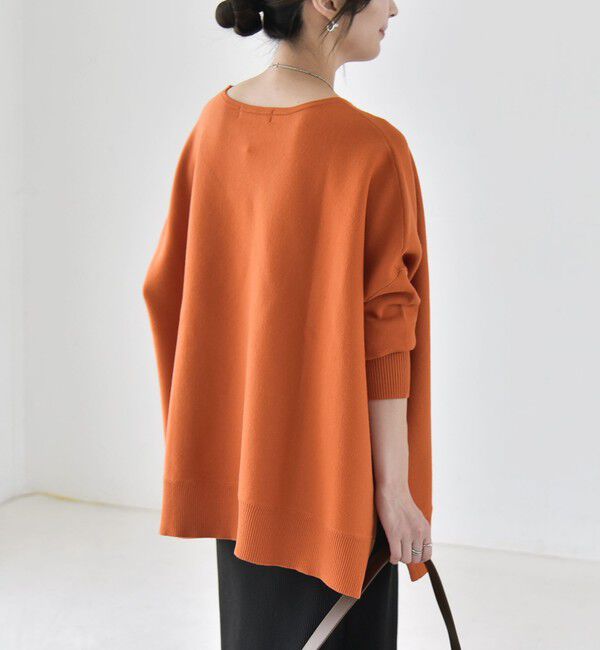 quaranciel「〈洗濯機可能〉ボートネック ワイド ニット プルオーバー 26AW」|ニット・セーター|