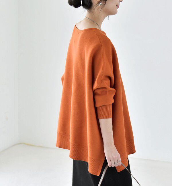 quaranciel「〈洗濯機可能〉ボートネック ワイド ニット プルオーバー 26AW」|ニット・セーター|