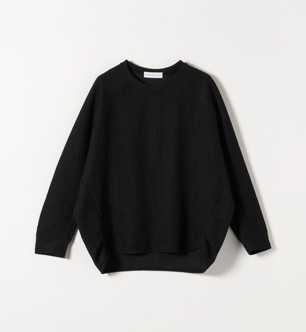 quaranciel「〈手洗い可能〉ツイードライク ジャージー コクーン プルオーバー」|Tシャツ・カットソー|
