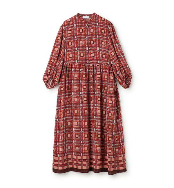 Ballsey「Iris パフスリーブワンピース」|ワンピース|36 レッド系