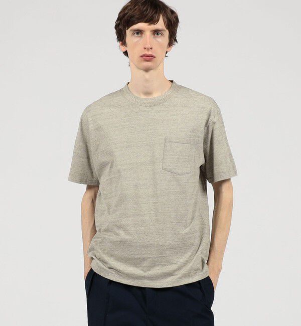 TOMORROWLAND MENS「オーガニックコットン クルー ハーフスリーブカットソー」|Tシャツ・カットソー|