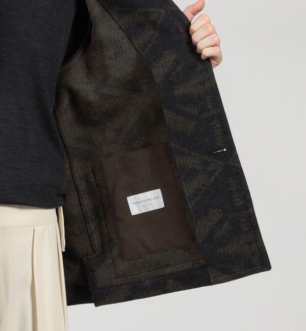 TOMORROWLAND MENS「【別注】PENDLETON ウールブランケット ジャケット」|ブルゾン・スタジャン|