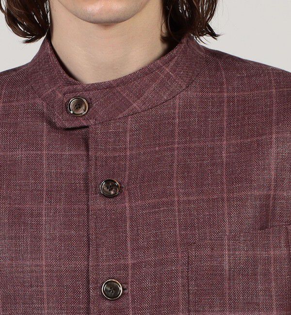 TOMORROWLAND BUYING WEAR「【別注】CARUSO ウールシルクリネン フォレスティエールジャケット」|ノーカラージャケット|