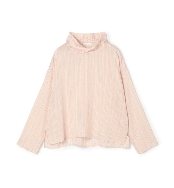 GALERIE VIE「セルロースシルクブロード ハイネックプルオーバーシャツ」|シャツ・ブラウス|32 ピンク系