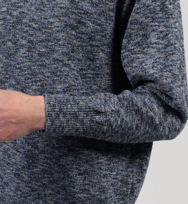 TOMORROWLAND MENS「TOMORROWLAND tricot コットンナイロンメランジニット クルーネックプルオーバー」|ニット・セーター|