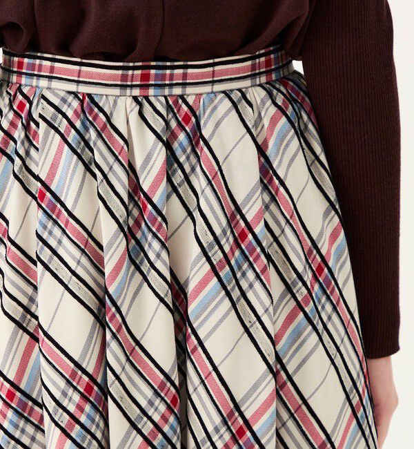 Ballsey「カラープラッド サーキュラースカート」|スカート|