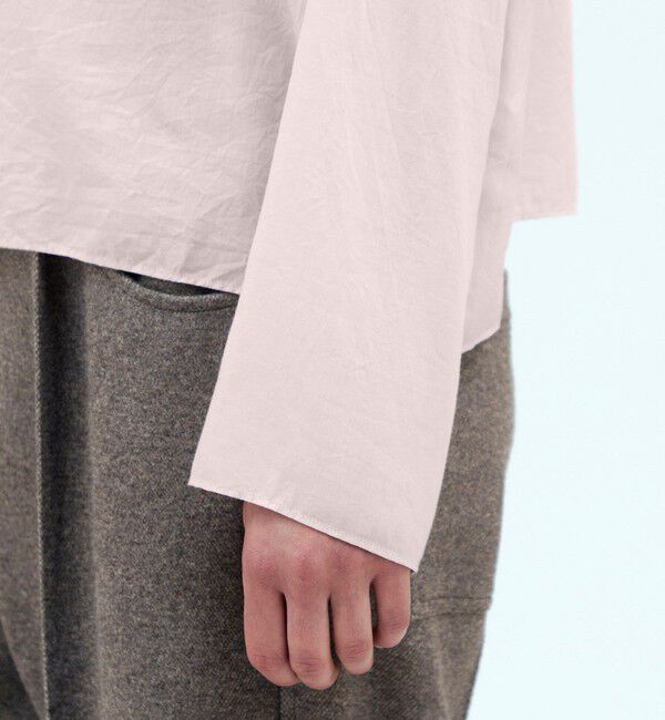 GALERIE VIE「レーヨンシルクブロード レギュラーカラーシャツ」|シャツ・ブラウス|