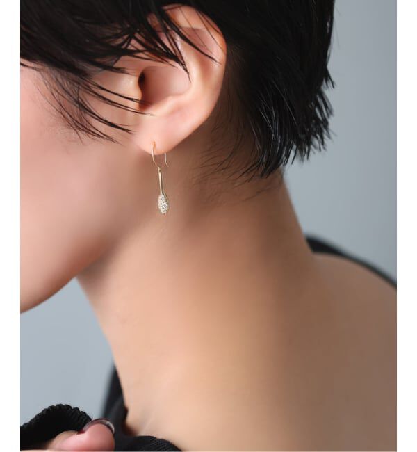 Lilas by Spick&Span「リファインドダイヤパヴェピアス K18（両耳）」|ピアス|