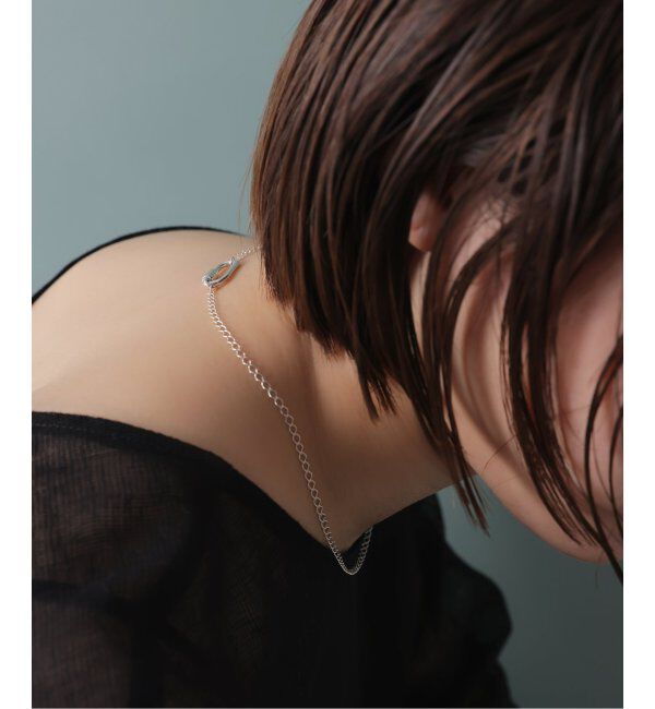 Spick and Span「【SAMH by LILAS】カラビナシースルーチェーンネックレス SV」|ネックレス|