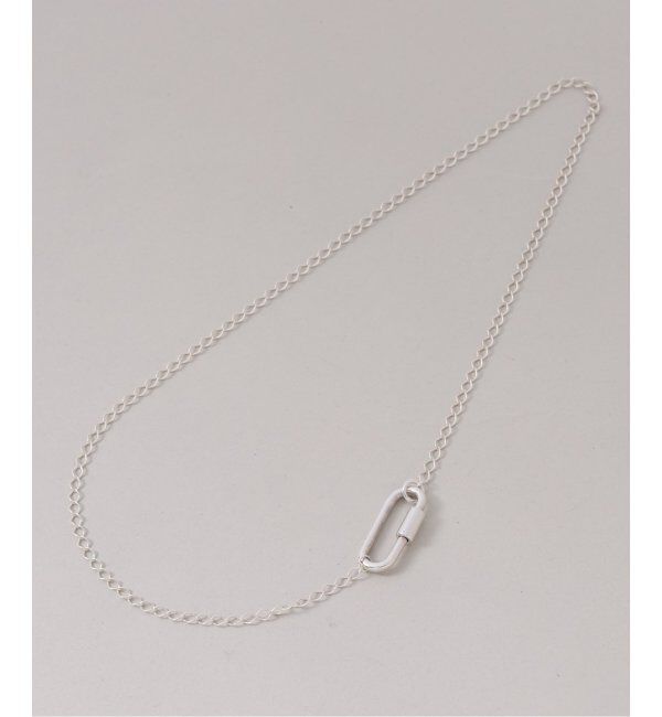Spick and Span「【SAMH by LILAS】カラビナシースルーチェーンネックレス SV」|ネックレス|