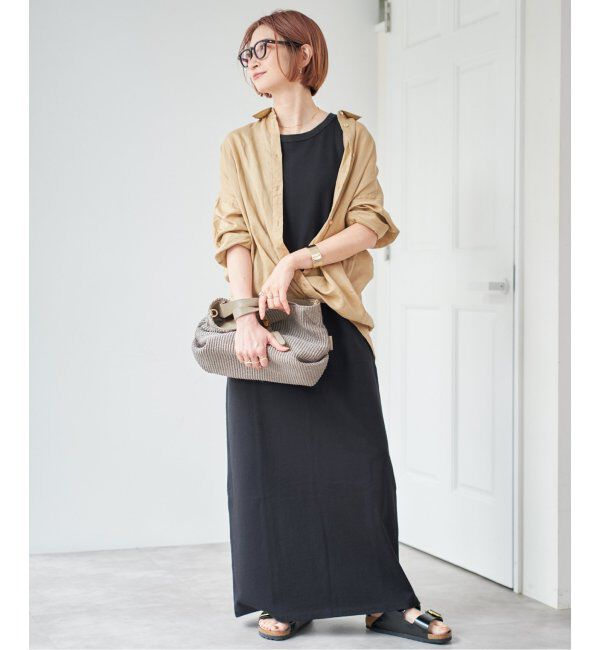 Spick and Span「《追加》天竺アメスリロングワンピース」|ワンピース|