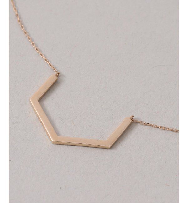 Lilas by Spick&Span「arrowラインネックレス K10」|ネックレス|