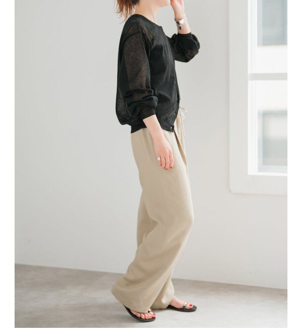 Spick and Span「ワッシャーサテンイージーパンツ」|その他|