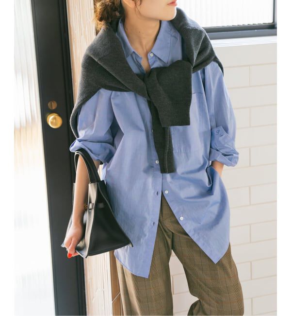 Spick and Span「《WEB限定 / 追加2》50コットンオーバーシャツ」|シャツ・ブラウス|