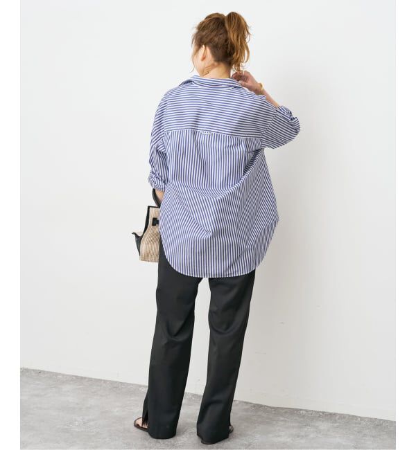 Spick and Span「《WEB限定 / 追加2》50コットンオーバーシャツ」|シャツ・ブラウス|