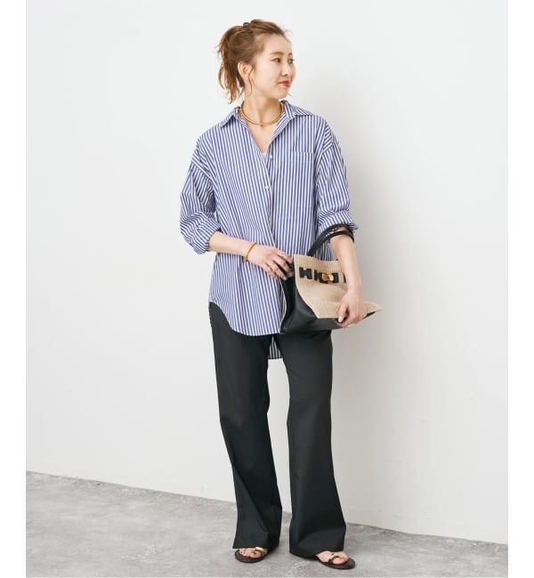 Spick and Span「《WEB限定 / 追加2》50コットンオーバーシャツ」|シャツ・ブラウス|