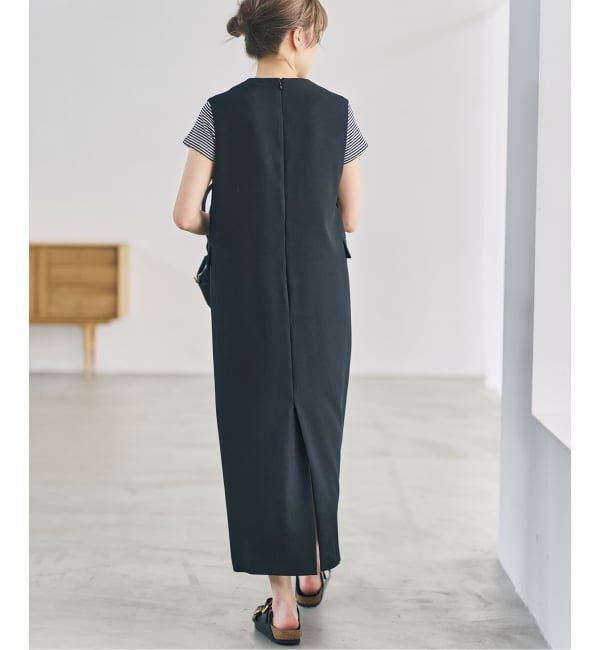 Spick and Span「《WEB限定 / 追加》ダブルクロスVネックワンピース」|ワンピース|