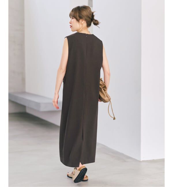 Spick and Span「《WEB限定 / 追加》ダブルクロスVネックワンピース」|ワンピース|