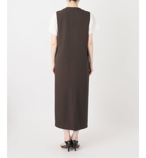 Spick and Span「《WEB限定 / 追加》ダブルクロスVネックワンピース」|ワンピース|