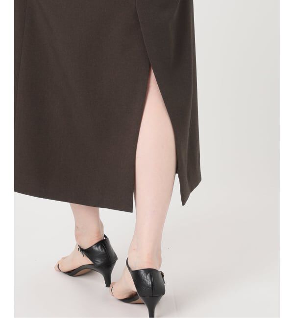 Spick and Span「《WEB限定 / 追加》ダブルクロスVネックワンピース」|ワンピース|