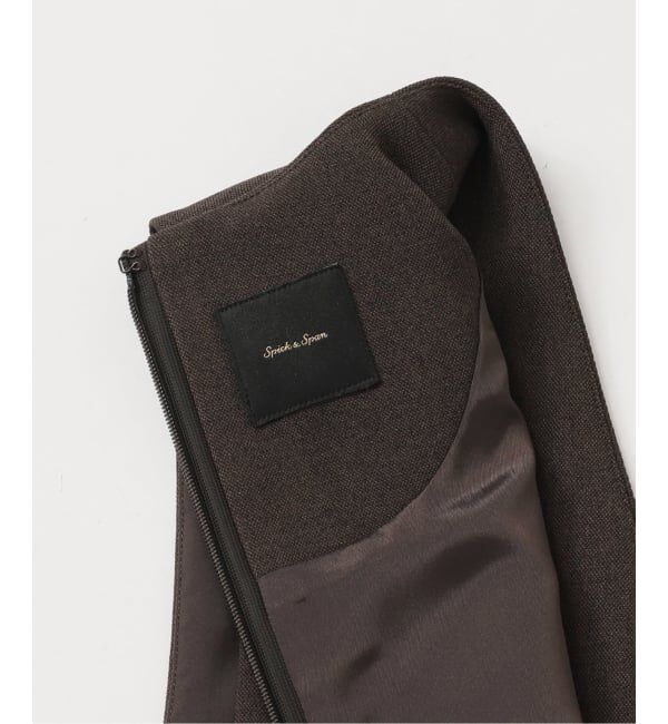 Spick and Span「《WEB限定 / 追加》ダブルクロスVネックワンピース」|ワンピース|