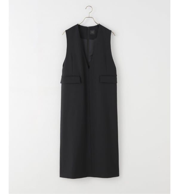 Spick and Span「《WEB限定 / 追加》ダブルクロスVネックワンピース」|ワンピース|