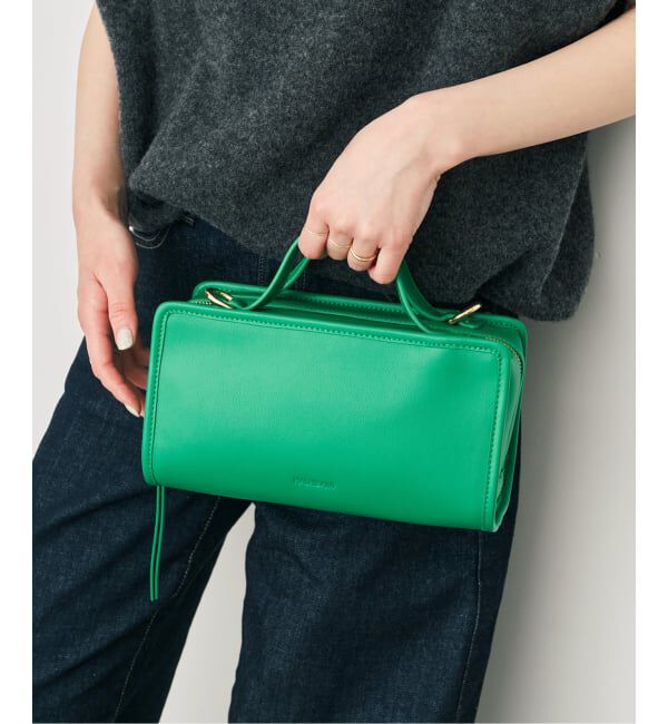 Spick and Span「《別注》HASHIBAMI / ハシバミ スクエアショルダー2WAYバッグ*」|ショルダー・メッセンジャー|グリーン